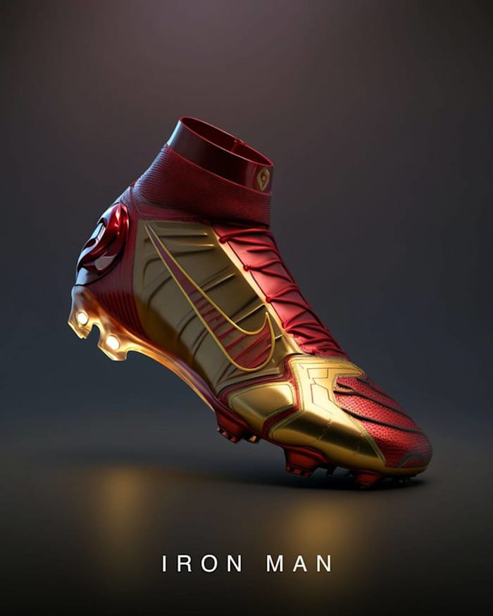¡Cool! Inteligencia Artificial crea zapatos de futbol entre Nike y Marvel